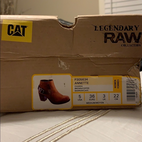 Caterpillar ankle boots Brown booties Annette - Picture 6 of 6